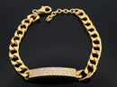 ARMBAND 925/-SILBER VERGOLDET MIT ZIRKONIA