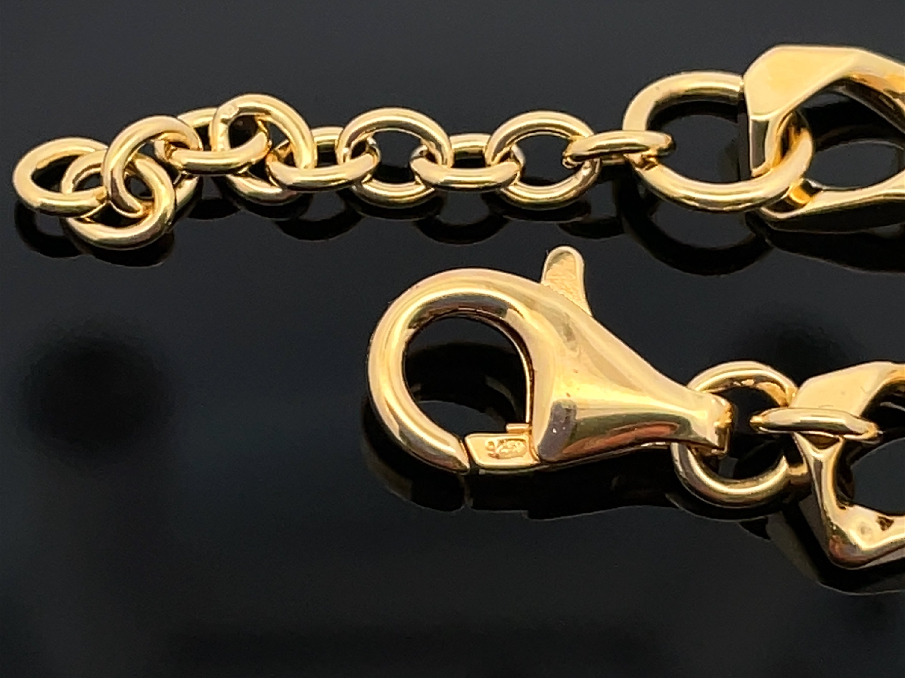 ARMBAND 925/-SILBER VERGOLDET MIT ZIRKONIA