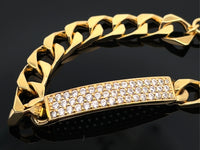 ARMBAND 925/-SILBER VERGOLDET MIT ZIRKONIA