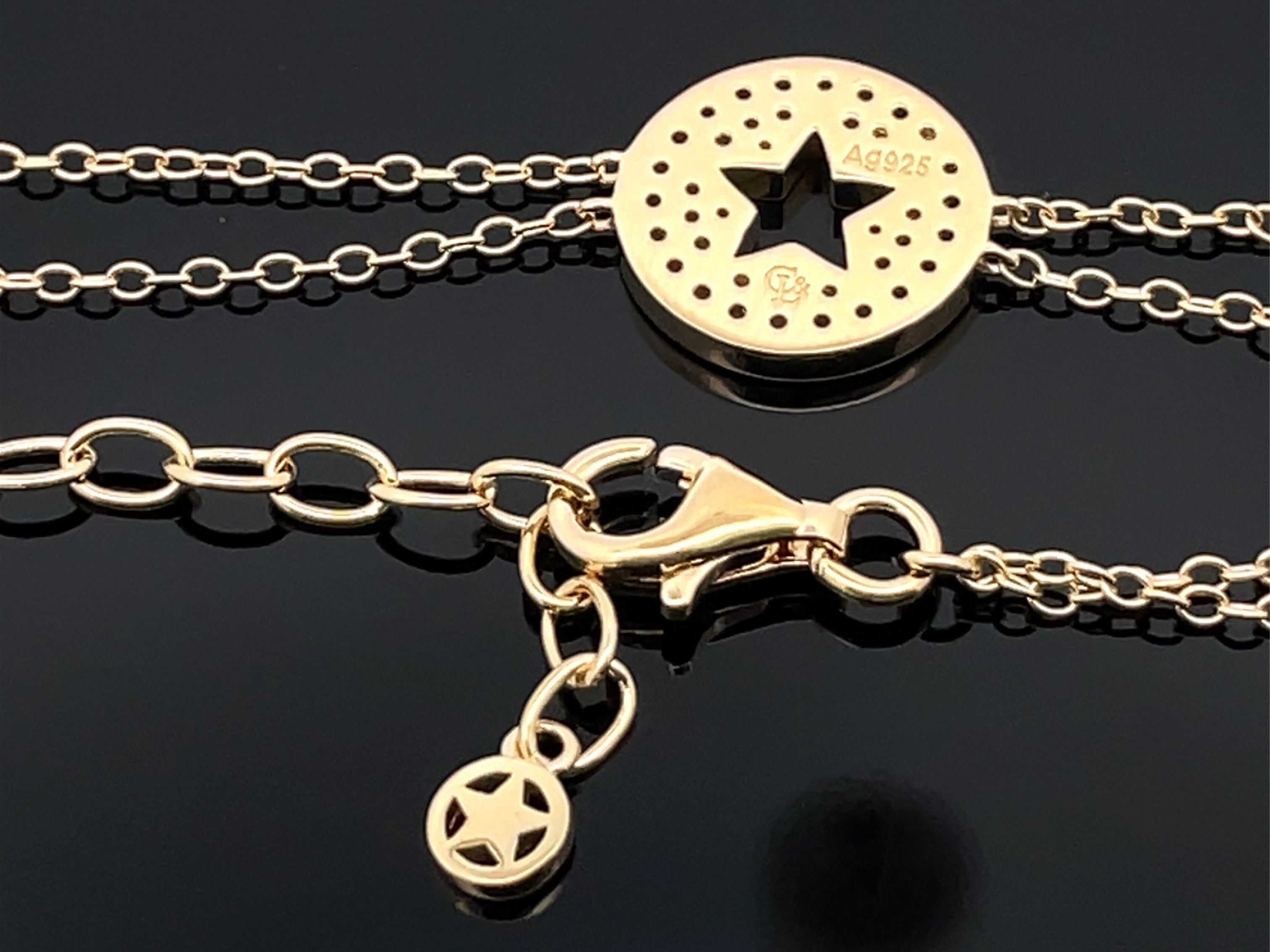 ARMBAND 925/-SILBER VERGOLDET MIT ZIRKONIA
