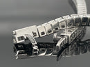 ARMBAND AUS 750/- WEIßGOLD MIT DIAMANTEN WSI (ges.ca. 4,427 ct.)