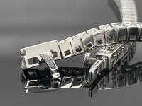 ARMBAND AUS 750/- WEIßGOLD MIT DIAMANTEN WSI (ges.ca. 4,427 ct.)