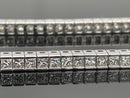ARMBAND AUS 750/- WEIßGOLD MIT DIAMANTEN WSI (ges.ca. 4,427 ct.)