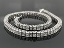 ARMBAND AUS 750/- WEIßGOLD MIT DIAMANTEN WSI (ges.ca. 4,427 ct.)