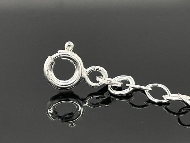 2-ER SET VERLÄNGERUNGSKETTCHEN AUS 925/- SILBER RHODINIERT