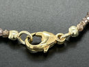 ARMBAND 585/- GELBGOLD MIT DIAMANTEN CHAMPAGNER