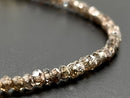 ARMBAND 585/- GELBGOLD MIT DIAMANTEN CHAMPAGNER