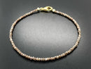 ARMBAND 585/- GELBGOLD MIT DIAMANTEN CHAMPAGNER