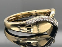RING AUS 925/- SILBER VERGOLDET MIT ZIRKON