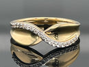 RING AUS 925/- SILBER VERGOLDET MIT ZIRKON