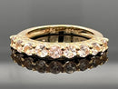 RING AUS 925/- SILBER VERGOLDET MIT MORGANIT