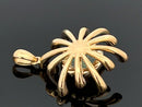 ANHÄNGER AUS 375/- GELBGOLD mit Kristallopal und Multi Brillanten (ca. 0,156 ct.)