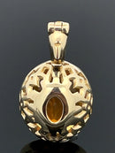 ANHÄNGER AUS 585/- GELBGOLD mit Feueropal (ca. 4,68 ct.)