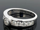RING  GR. 18 (57) AUS 585/- WEISSGOLD mit Brillanten (ca. 1,00 ct.)