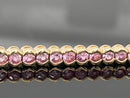 ARMBAND AUS 585/- GELBGOLD MIT PADPARADSCHA SAPHIR (GES.CA. 4,62 ct.)