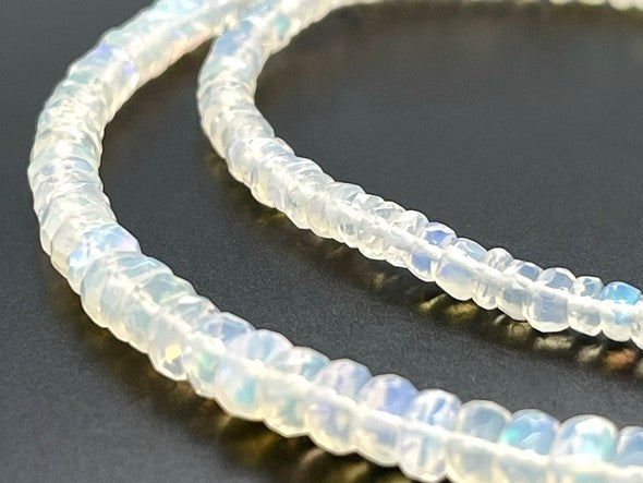 COLLIER 925/- SILBER VERGOLDET MIT ÄTHIOPISCHEN OPAL