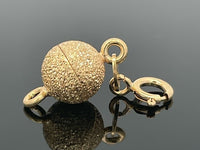 MAGNETSCHLIESSE AUS 925/- SILBER VERGOLDET 2-TEILIG