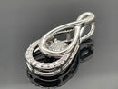 ANHÄNGER AUS 950/- PLATIN MIT BRILLANT SI (ca.0,18 ct.)