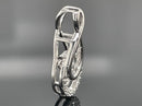 ANHÄNGER AUS 950/- PLATIN MIT BRILLANT SI (ca.0,18 ct.)