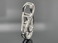 ANHÄNGER AUS 950/- PLATIN MIT BRILLANT SI (ca.0,18 ct.)