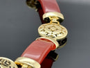 ARMBAND 925/-SILBER VERGOLDET MIT KARNEOL (GES.CA.10,5 ct.)