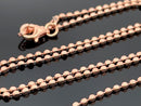 KUGELKETTE 925/- ROSÈVERGOLDET