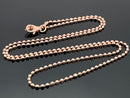 KUGELKETTE 925/- ROSÈVERGOLDET
