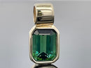 ANHÄNGER AUS 375/- GELBGOLD MIT GOLKONDA TURMALIN (CA. 1,10 ct.)