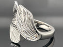 RING AUS 925/- SILBER RHODINIERT MIT ZIRKON ( GES. CA.0,11 ct.)