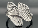 RING AUS 925/- SILBER RHODINIERT MIT ZIRKON ( GES. CA.0,11 ct.)
