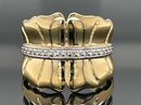 RING AUS 925/- SILBER VERGOLDET MIT ZIRKON