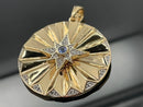 ANHÄNGER AUS 925/- SILBER VERGOLDET MIT TANSANIT & WEIßTOPAS