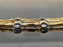 ARMBAND 925/-SILBER VERGOLDET MIT TANSANIT AAAA (GES. CA.2,64 ct.)