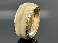 RING AUS 585/- GELBGOLD SATINIERT
