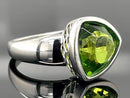 RING AUS 925/- SILBER RHODINIERT MIT BERNSTEIN NATUR (CA.1,55 ct.)