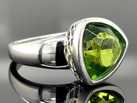 RING AUS 925/- SILBER RHODINIERT MIT BERNSTEIN NATUR (CA.1,55 ct.)