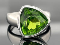 RING AUS 925/- SILBER RHODINIERT MIT BERNSTEIN NATUR (CA.1,55 ct.)