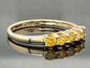 RING AUS 585/- GELBGOLD MITHONEY YELLOW BRILLANTEN (ges.ca. 0,35 ct.)