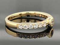 2-TLG. SET RING & ANHÄNGER AUS 925/- SILBER VERGOLDET MIT ZIRKON