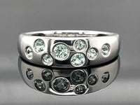 RING AUS 375/- WEIßGOLD MIT PARAIBA-TURMALIN (ges.ca. 0,45 ct.) (Kopie)