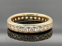 RING AUS 925/- SILBER VERGOLDET MIT ZIRKON