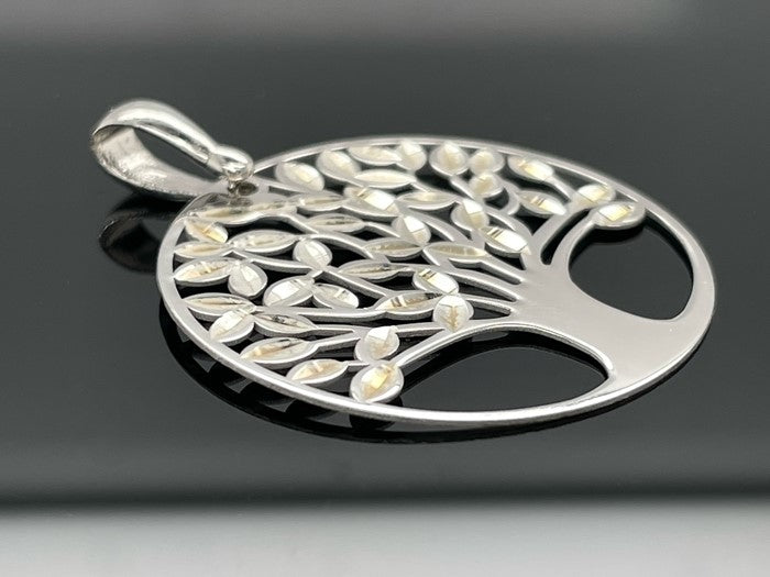 ANHÄNGER "LEBENSBAUM" AUS 925/- SILBER RHODINIERT