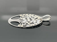 ANHÄNGER "LEBENSBAUM" AUS 925/- SILBER RHODINIERT