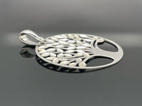 ANHÄNGER "LEBENSBAUM" AUS 925/- SILBER RHODINIERT