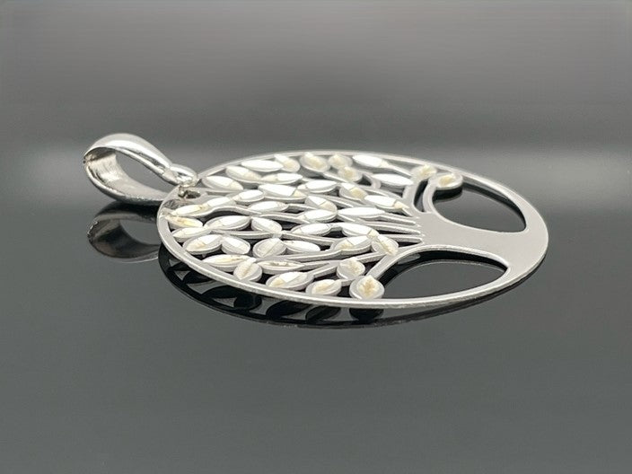 ANHÄNGER "LEBENSBAUM" AUS 925/- SILBER RHODINIERT
