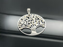 ANHÄNGER "LEBENSBAUM" AUS 925/- SILBER RHODINIERT
