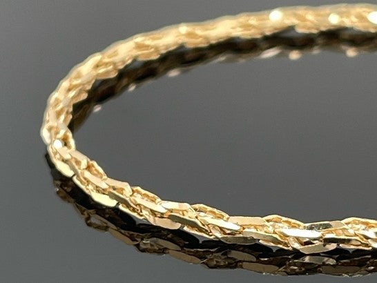 TORNADOKETTE AUS 925/-SILBER VERGOLDET