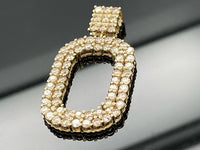 ANHÄNGER AUS 585/- GELBGOLD MIT CHAMPAGNER DIAMANTEN