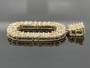 ANHÄNGER AUS 585/- GELBGOLD MIT CHAMPAGNER DIAMANTEN
