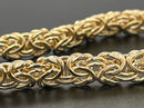 KÖNIGSARMBAND AUS 585/- GELBGOLD